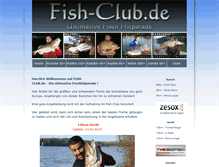 Tablet Screenshot of fish-club.de